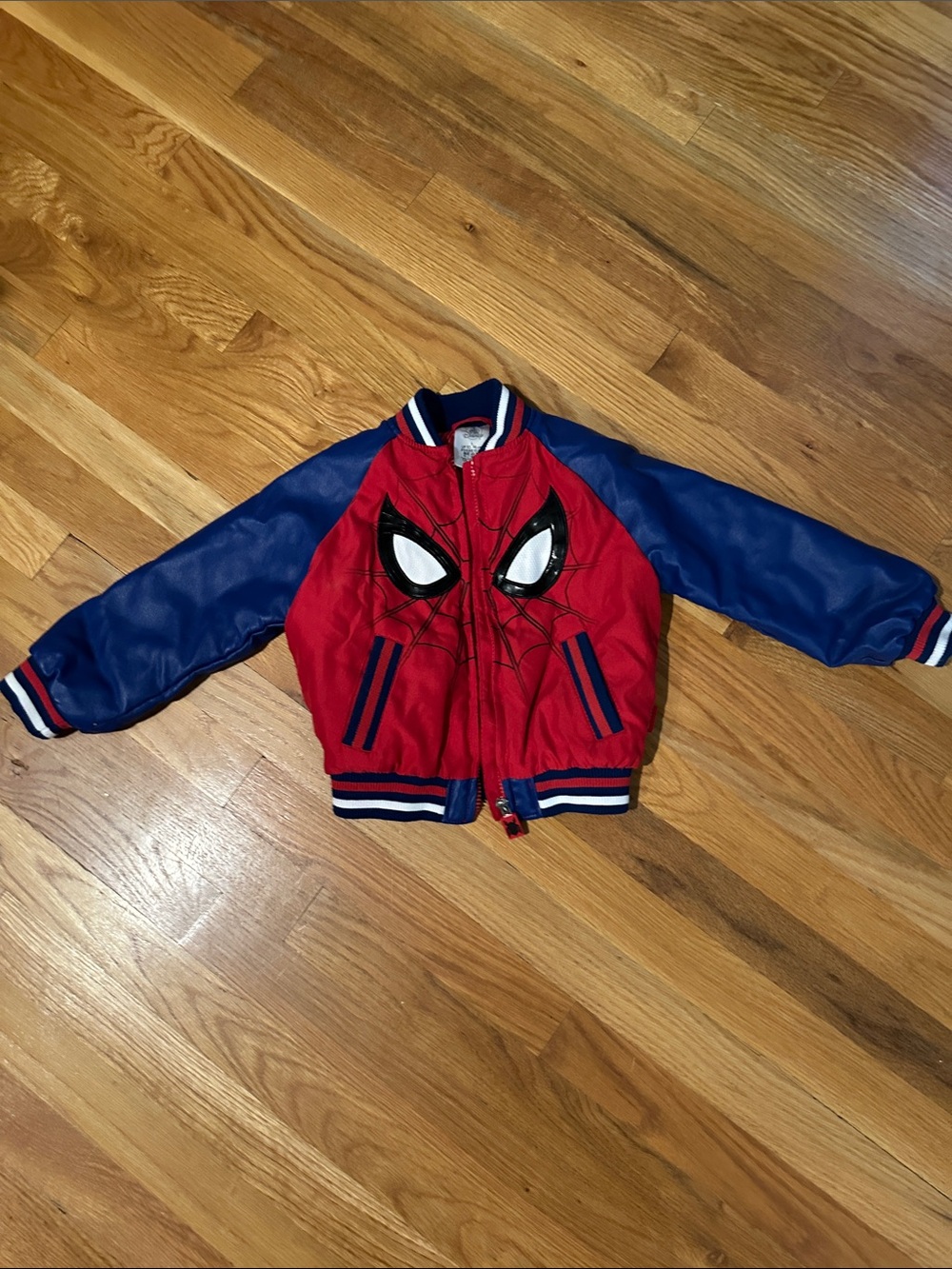 Disney Red and Blue Spider-Man Bomber Jacket for Kids